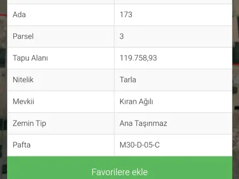في منطقة أكجايازي بكارابينار – أرض زراعية للبيع بمساحة 119.758 م² في أرض التعاونية! - صورة 4